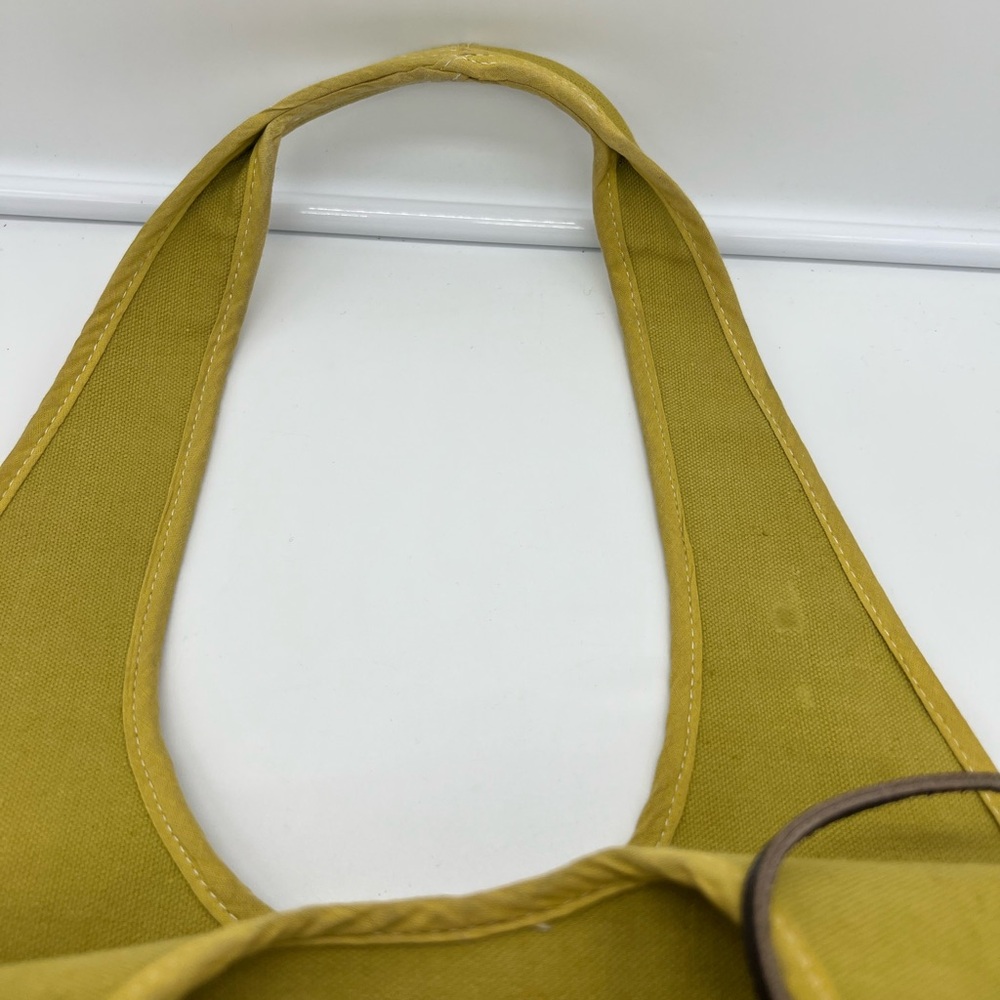 SALDARINI 1882 ESPABAG™ Lime Green Canvas Rubber Espadrille Hobo Tote Bag - Picture 13 of 17